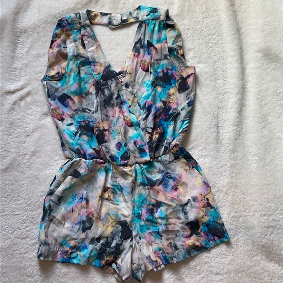Parker Pants - NWT P A R K E R silk watercolor romper